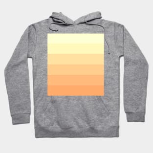 Stripes - Gradient - Dark to Light orange and yellow Hoodie